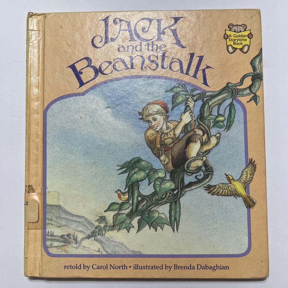 Jack and the Beanstalk 1982 Golden Storytime Vintage Childrens Hardcover